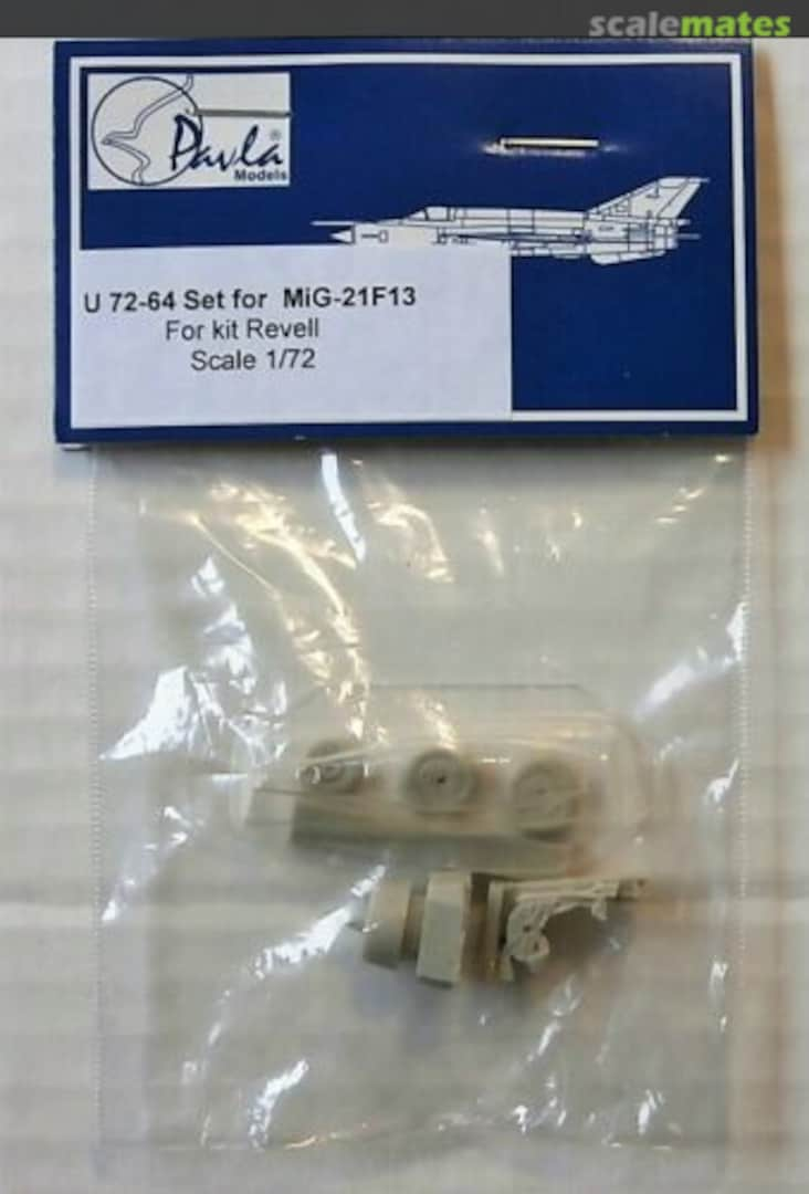 Boxart Upgrade Set for MiG-21F13 for kit Revell U72-64 Pavla Models