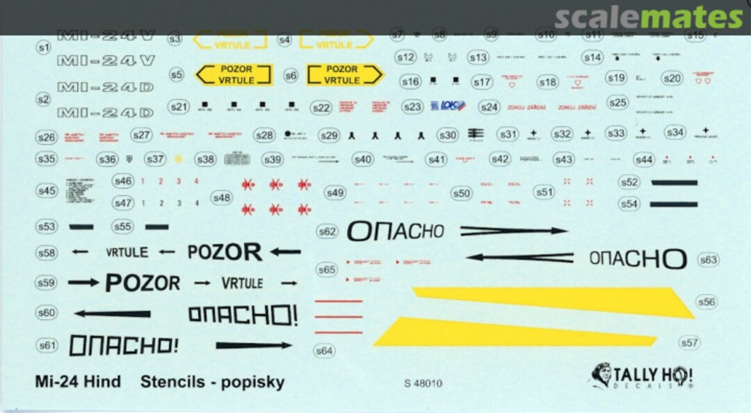 Boxart Mil Mi-24 Hind "D+V" Czech Variant S 48010 Tally Ho! (CZ)