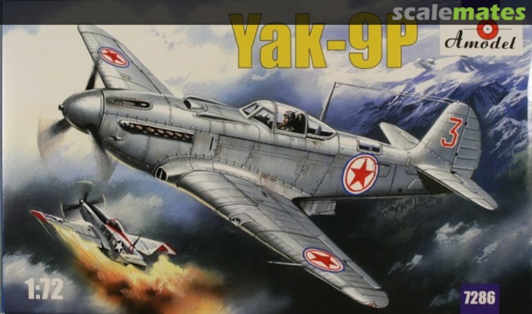 Boxart Yak-9P 7286 Amodel