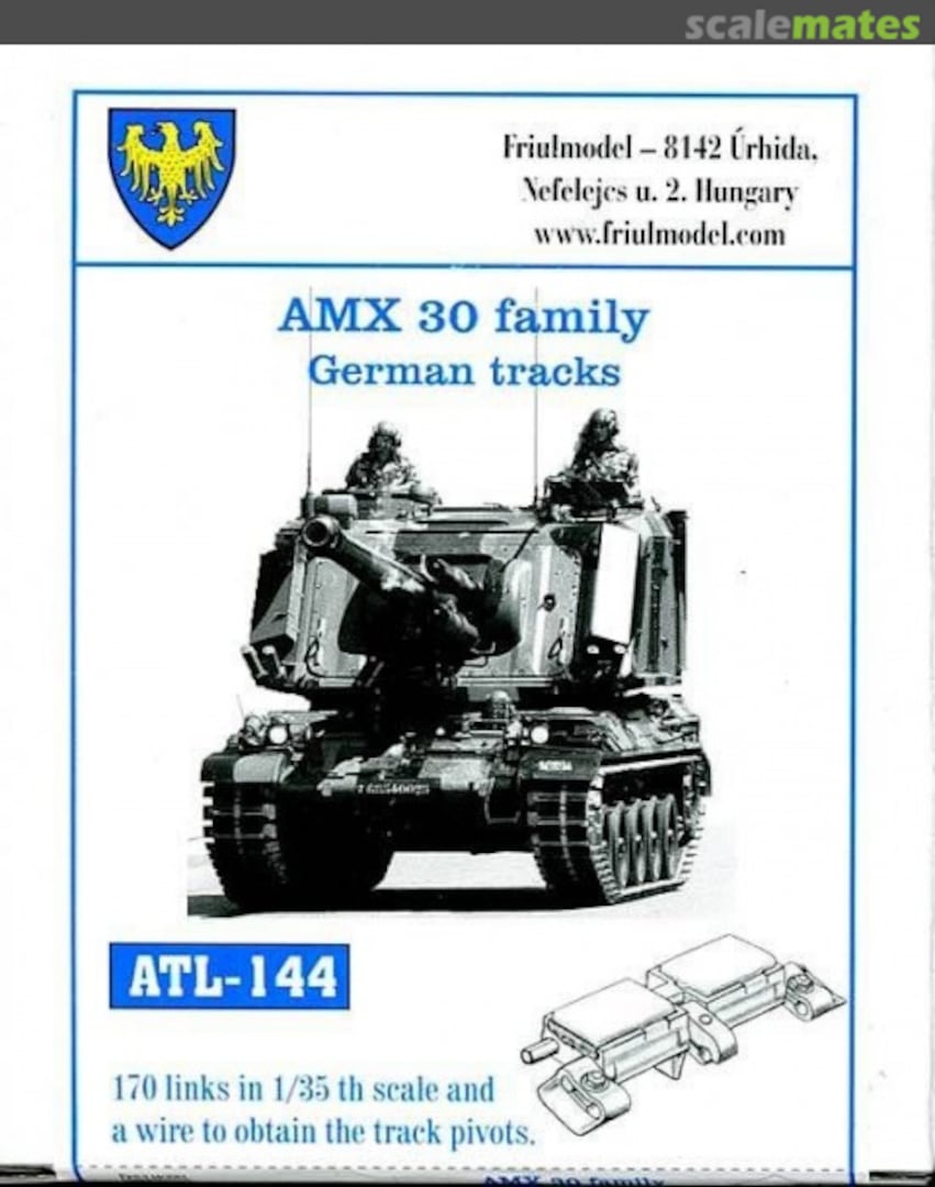 Boxart AMX 30 Family German Tracks ATL-144 Friulmodel