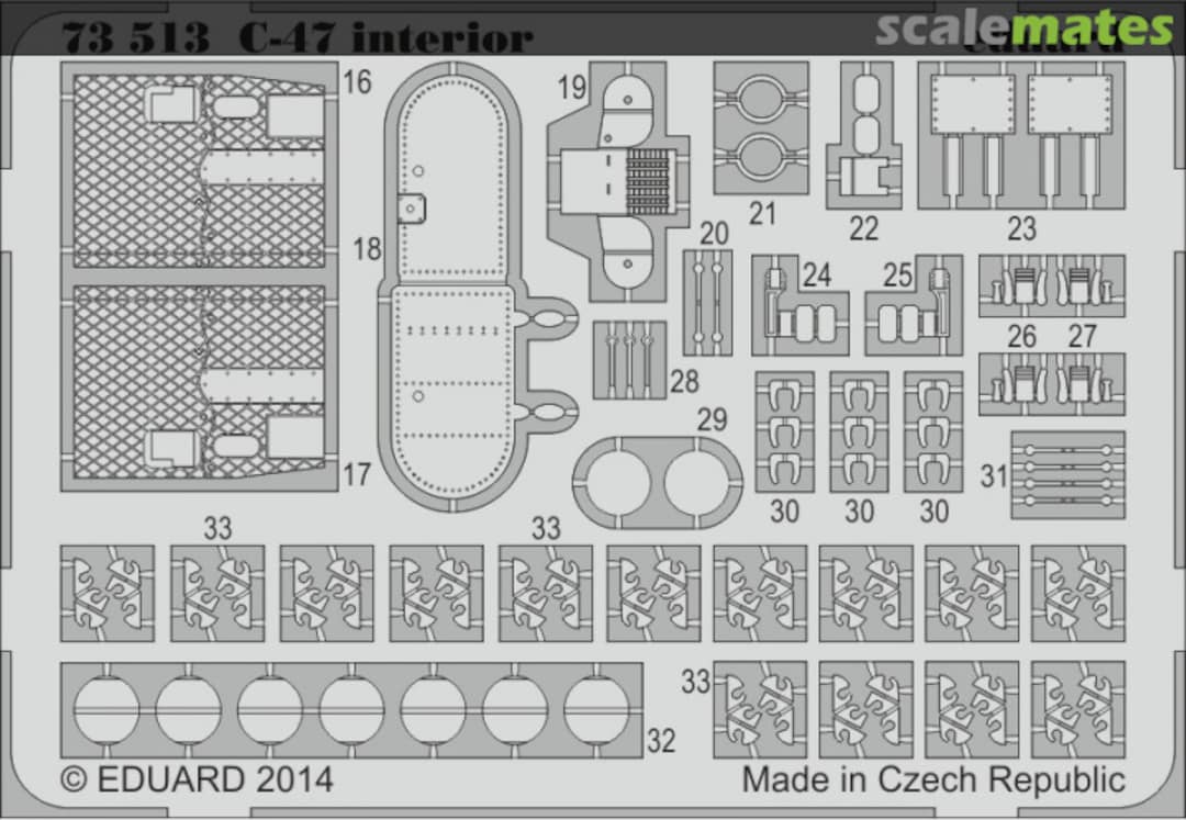 Boxart C-47 interior 73513 Eduard