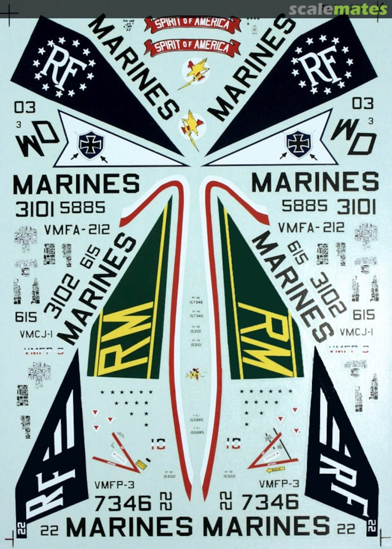 Boxart Marine RF-4C Phantoms 72-201 Microscale