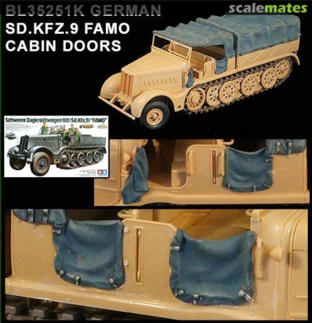 Boxart German Sd.Kfz.9 FAMO Cabin Doors BL35251K Blast Models