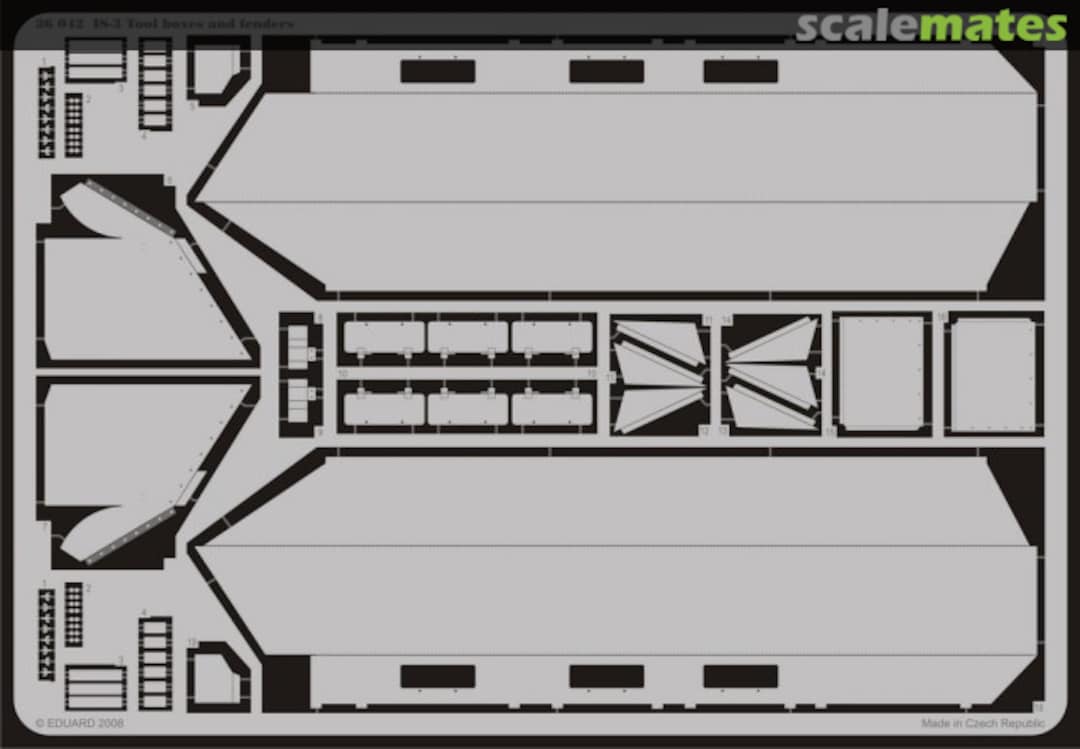 Boxart JS-3 Tool Boxes and Fenders 36042 Eduard