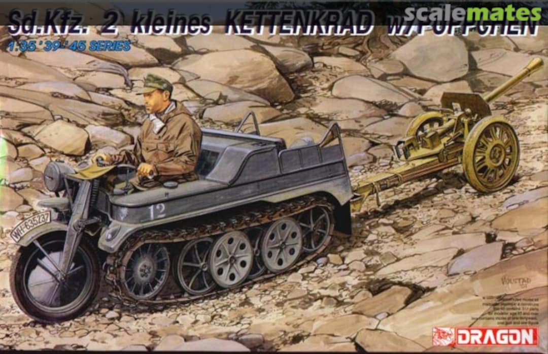 Boxart Sd.Kfz. 2 kleines Kettenkrad w/Püppchen 6114 Dragon