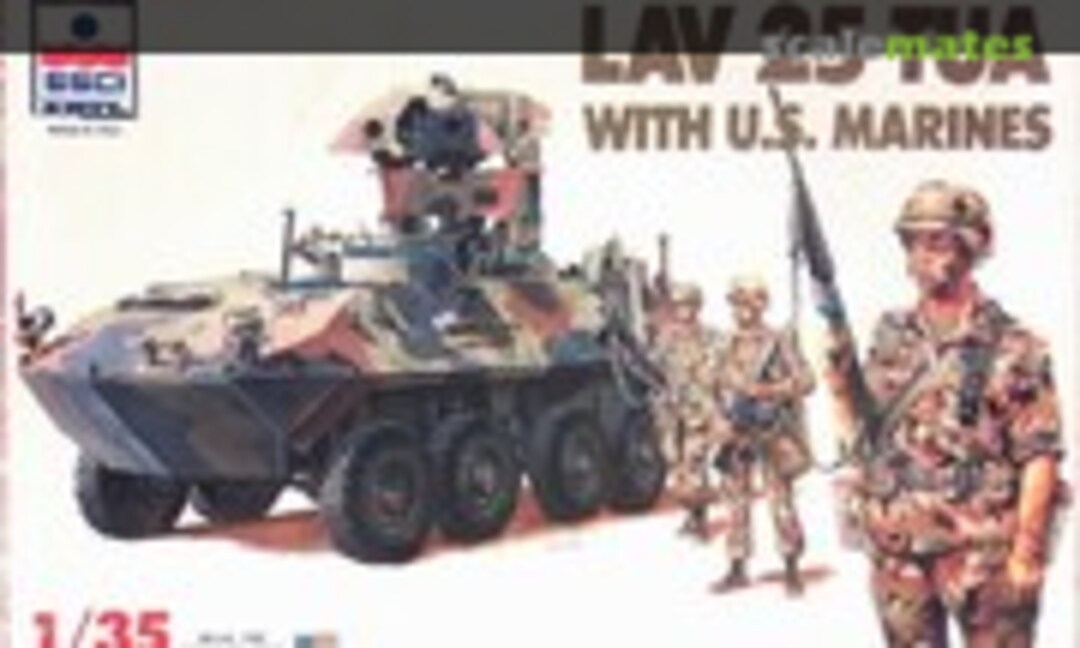 1:35 LAV-25 TUA with U.S. Marines (ESCI/ERTL 5028)