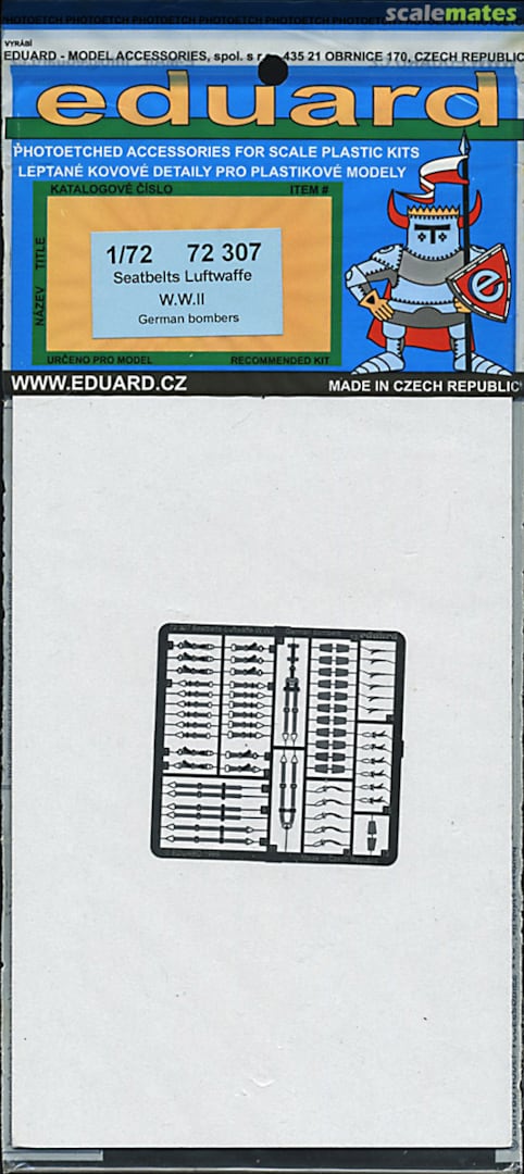 Boxart Seatbelts Luftwaffe Bombers 72307 Eduard