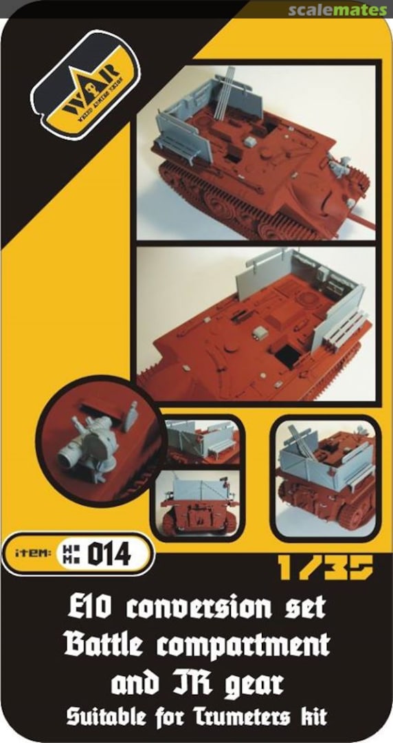 Boxart E10 conversion set / Battle compartment and IR Gear WM014 Weird Armies Reign