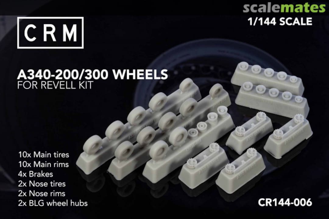 Boxart A340-200/300 Wheels CR144006 CRM