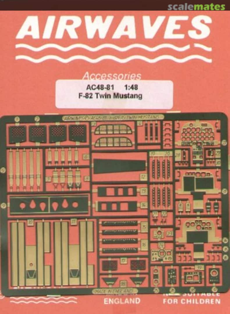 Boxart F-82 Twin Mustang AC48-81 Airwaves