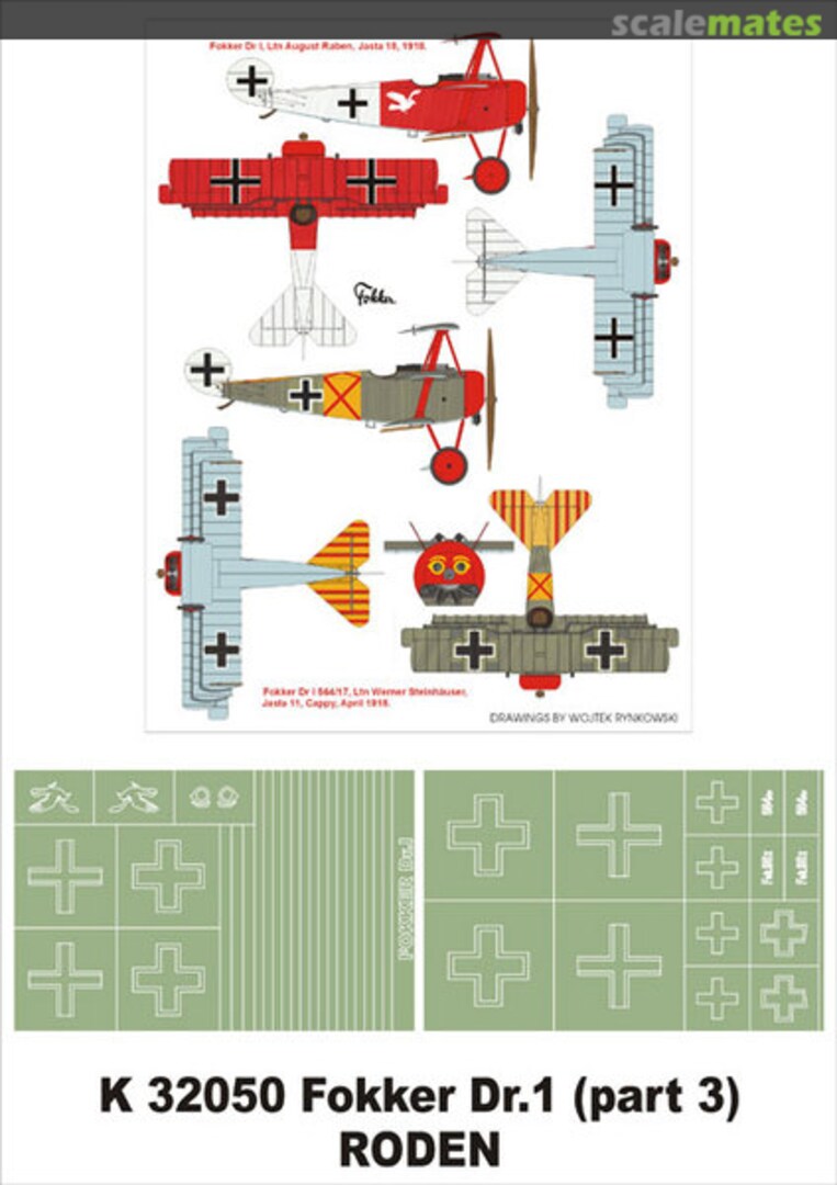 Boxart Fokker Dr.I (3) K32050 Montex