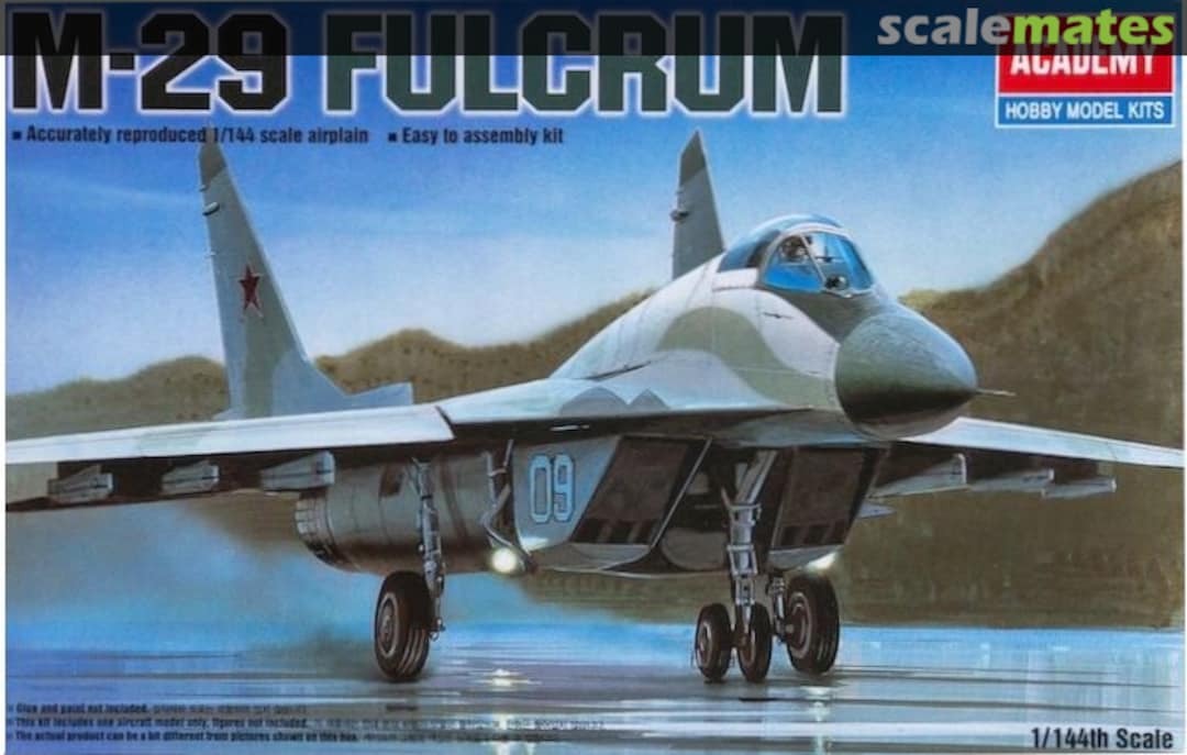 Boxart M-29 FULCRUM 12615 Academy