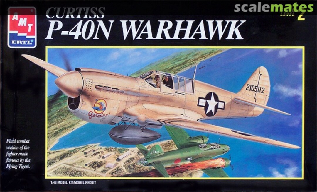 Boxart Curtiss P-40N Warhawk VP0008 AMT/ERTL