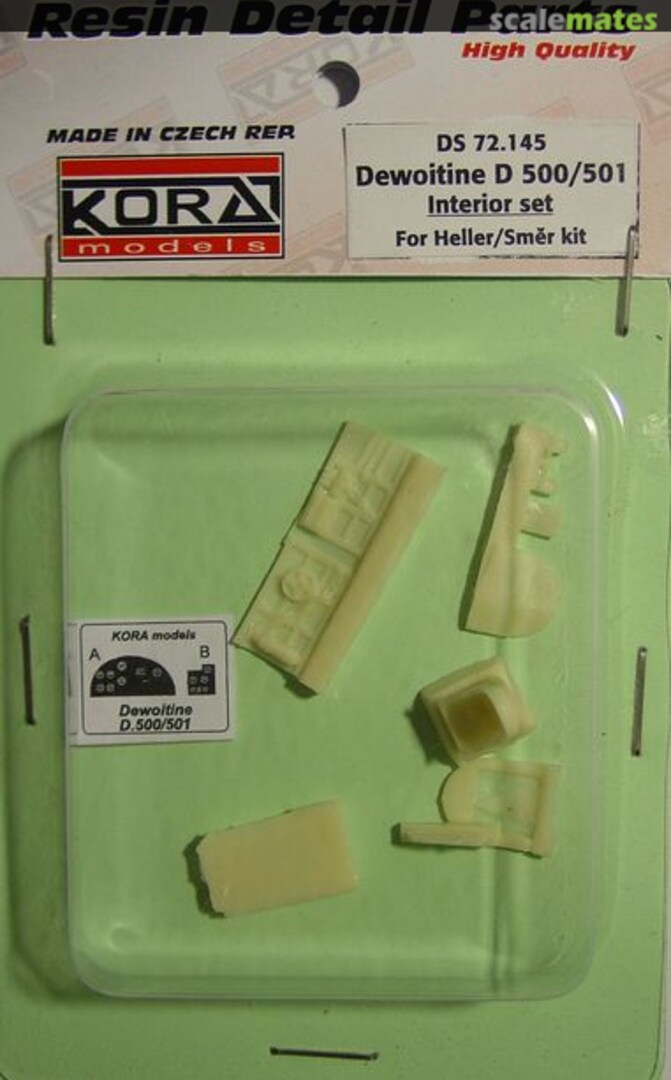 Boxart Dewoitine D 500/501 Interior set DS72.145 Kora Models