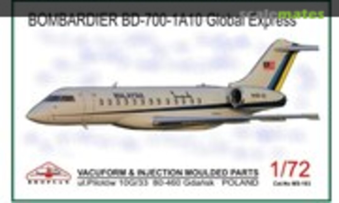 1:72 Bombardier BD-700-1A10 Global Express (Broplan MS-183)