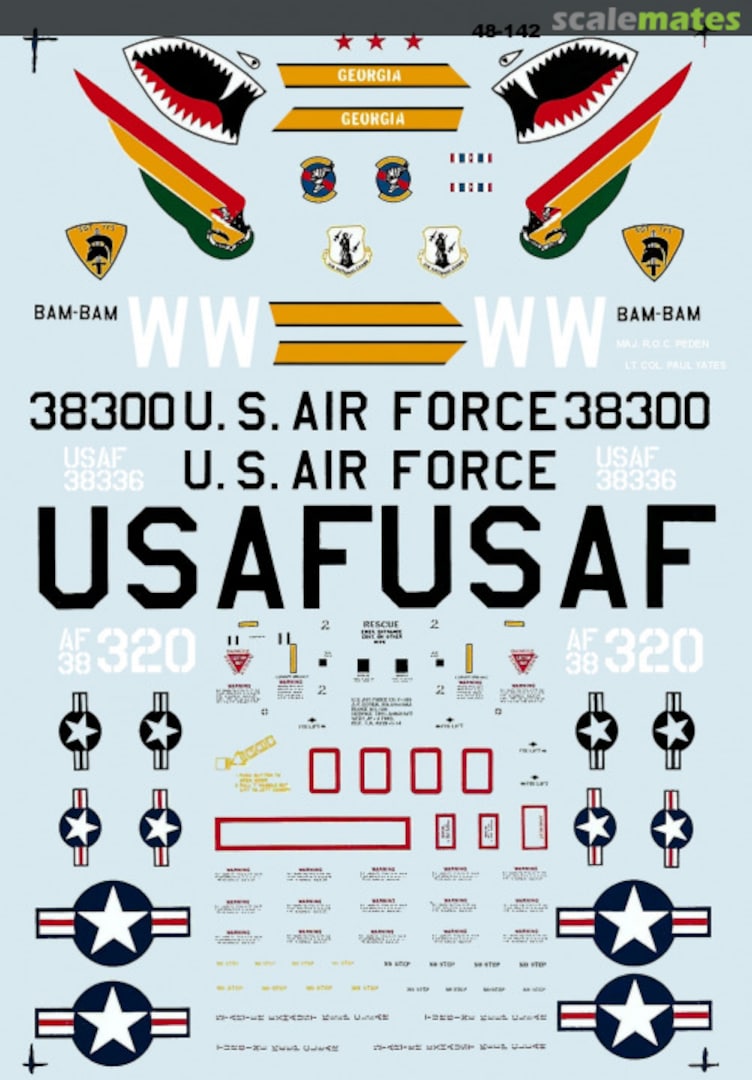 Boxart F-105s 48-0142 Microscale