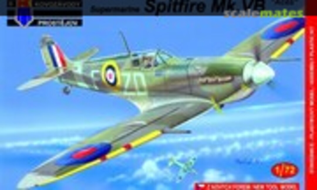 1:72 Supermarine Spitfire Mk.VB (Kovozávody Prostějov KPM074)