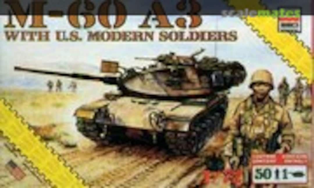 1:72 M60A3 with U.S. Modern Soldiers (ESCI/ERTL 8607)