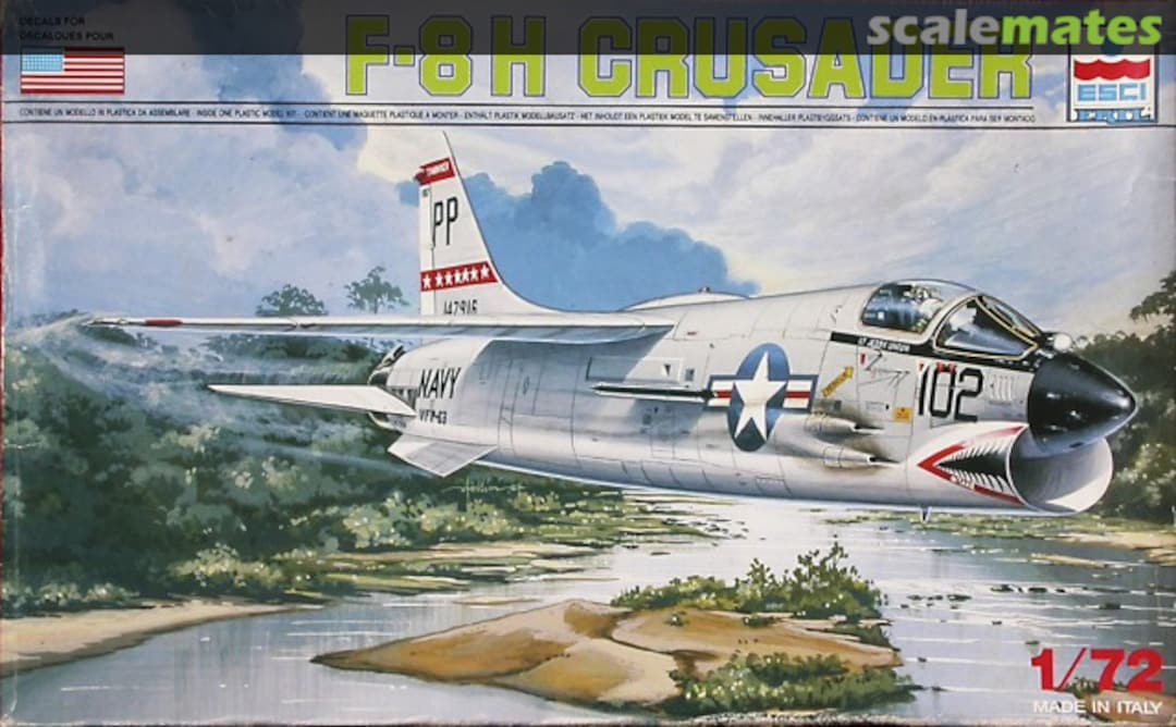 Boxart F-8 H Crusader 9074 ESCI/ERTL