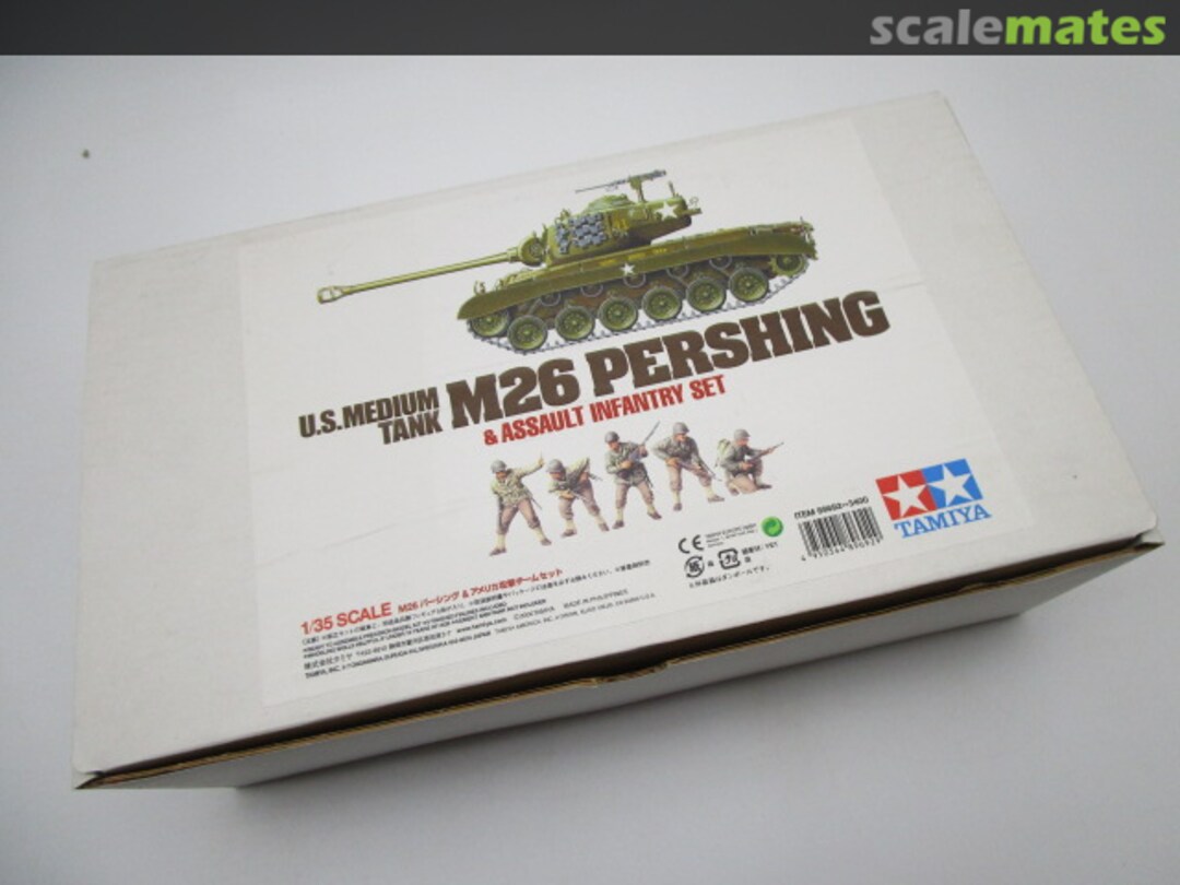 Boxart M26 Pershing & Assault Infantry Set 89692 Tamiya