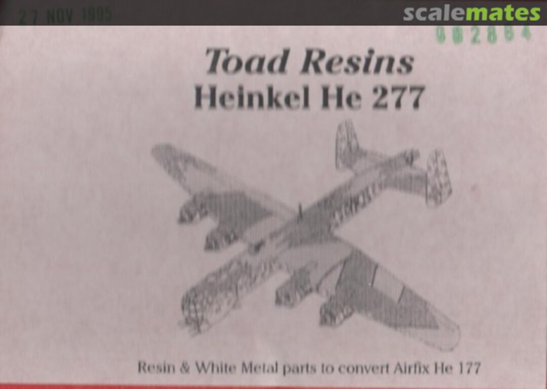 Boxart Heinkel He 277  Toad Resins