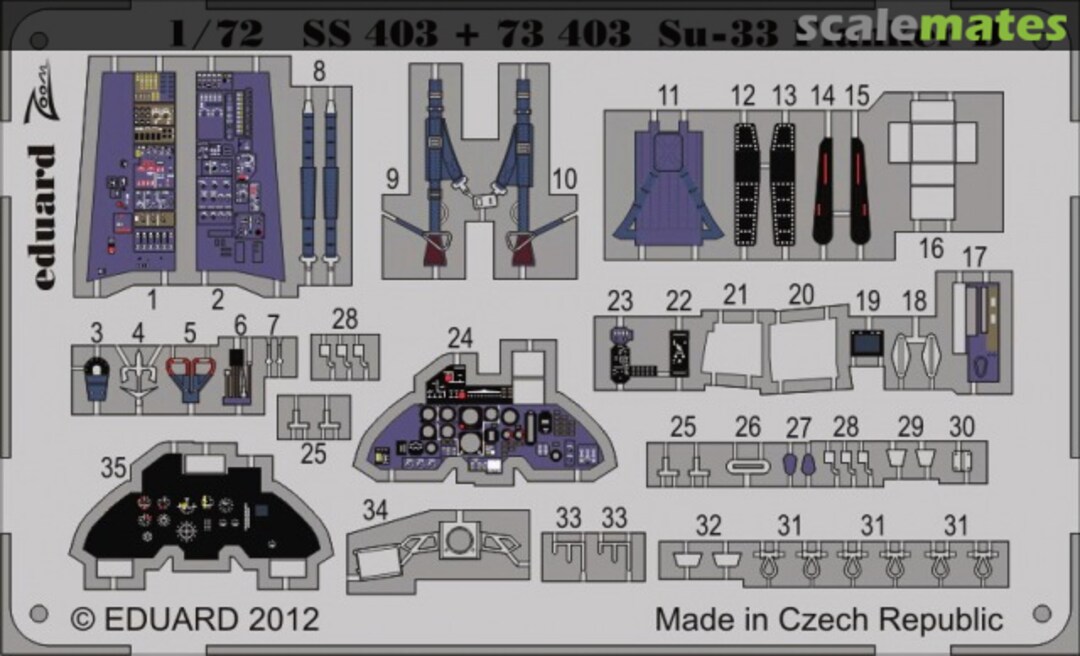 Boxart Su-33 Flanker D SS403 Eduard