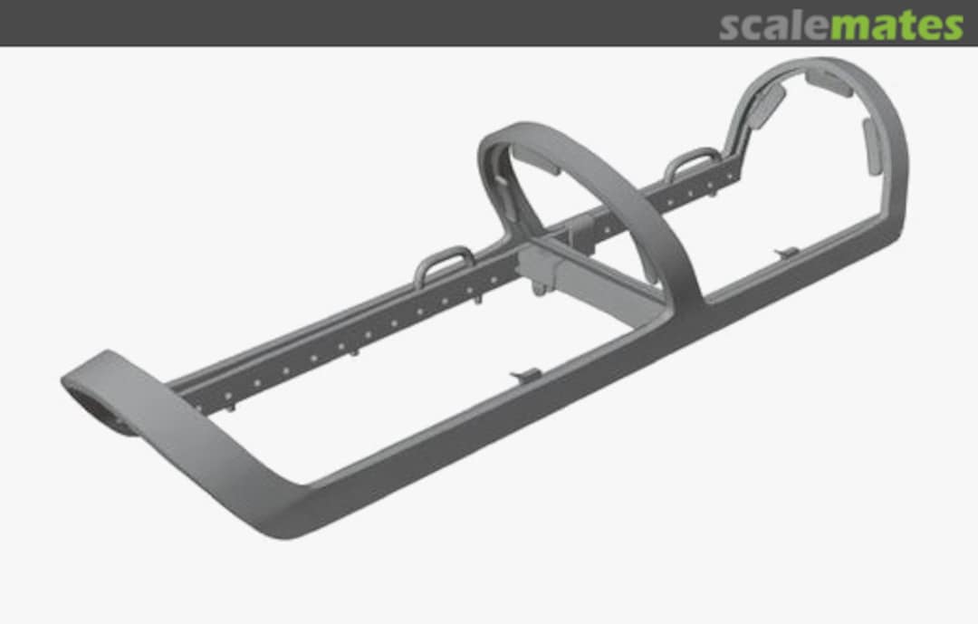 Boxart MB-339 Canopy frame - closed position WOL481911 Wolf 3D Resin Parts