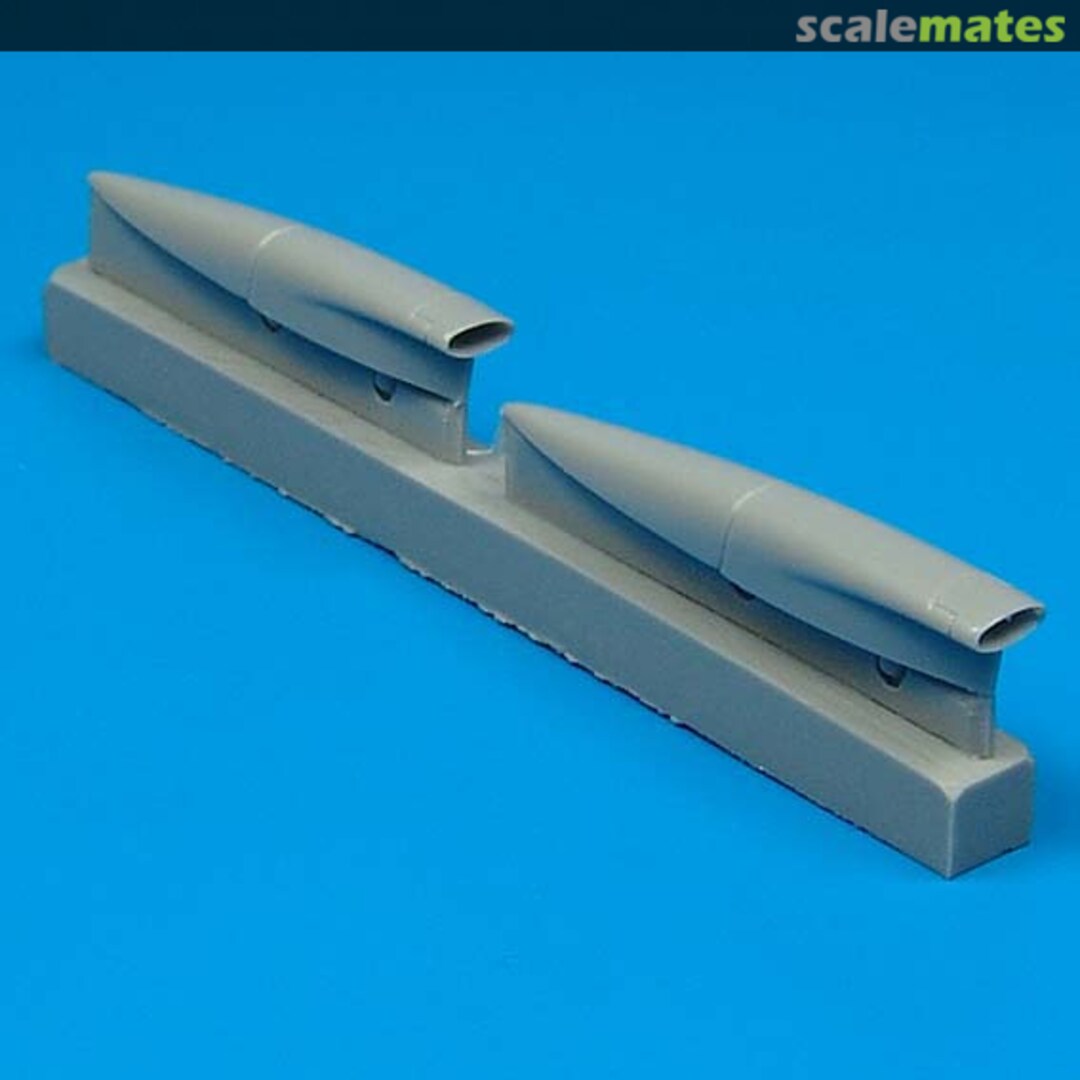 Boxart F-8 Crusader - Air Cooling Scoops QB 48 028 Quickboost