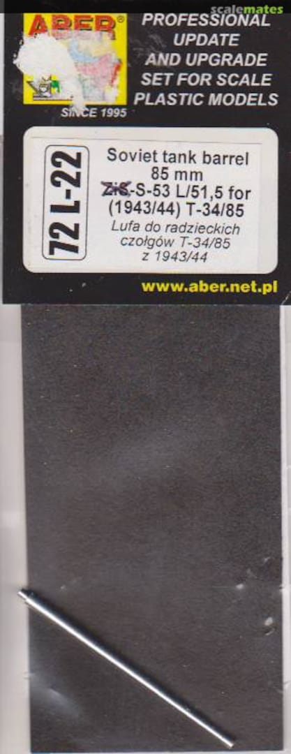 Boxart 85mm ZiS-(sic)S-53 L/51,5 72L22 Aber