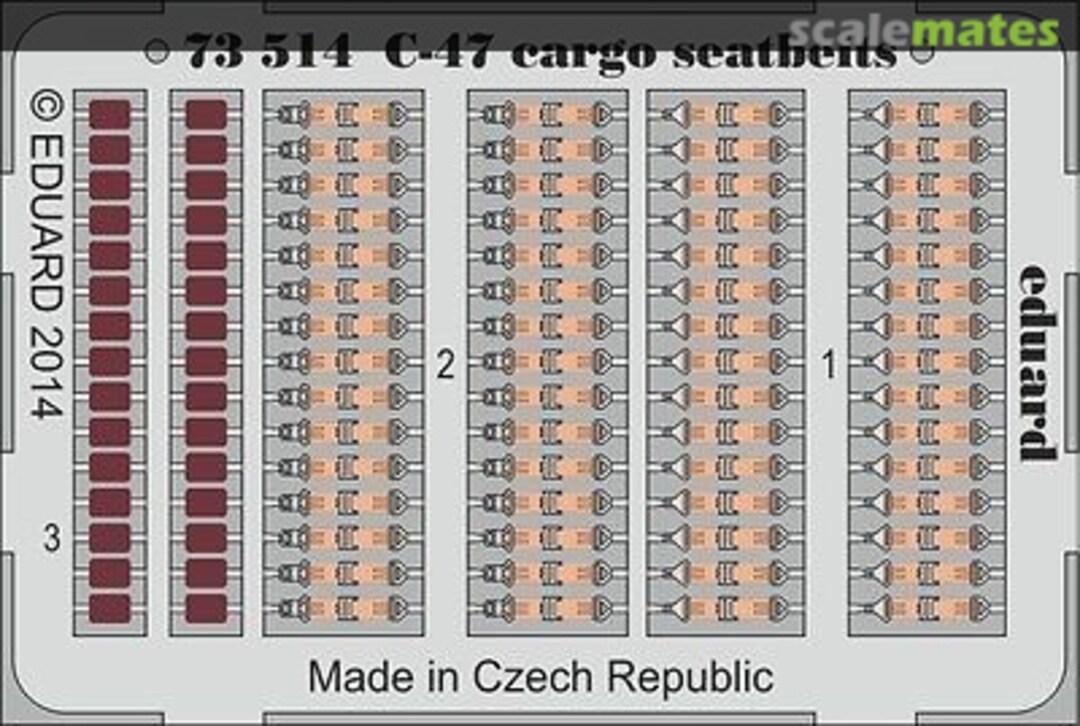 Boxart C-47 Cargo Seatbelts 73514 Eduard