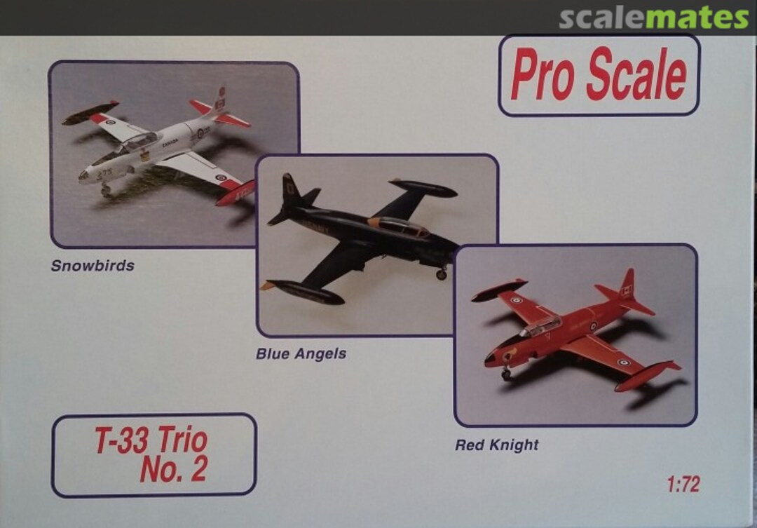 Boxart T-33 Trio No. 2 91-52 Pro Scale