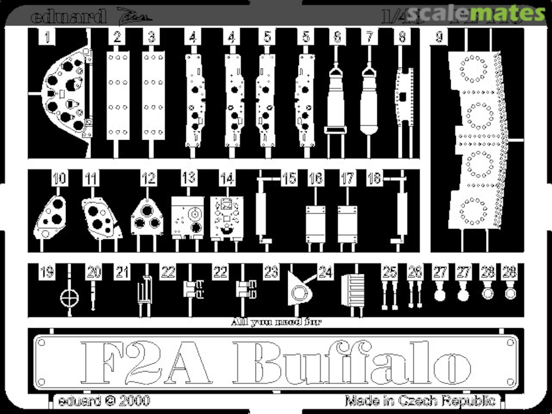 Boxart F2A Buffalo FE119 Eduard