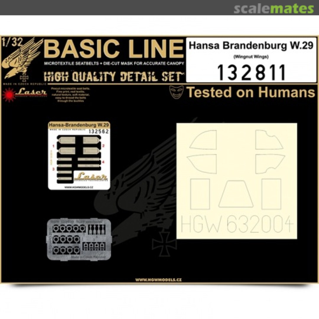 Boxart Hansa-Brandenburg W.29 - "Basic Line" Detail Set 132811 HGW Models