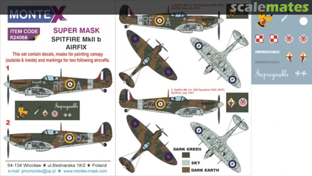 Boxart Spitfire Mk IIb K24068 Montex