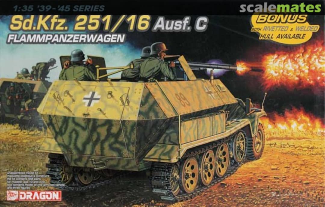 Boxart Sd.Kfz. 251/16 Ausf. C Flammpanzerwagen 6202 Dragon