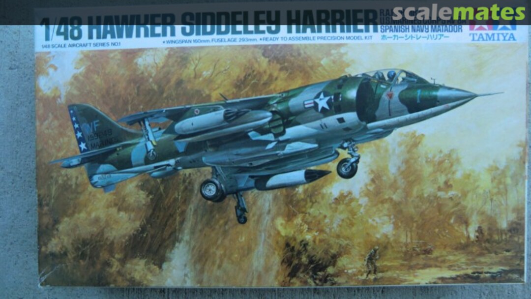 Boxart Hawker Siddeley Harrier MA-112 Tamiya