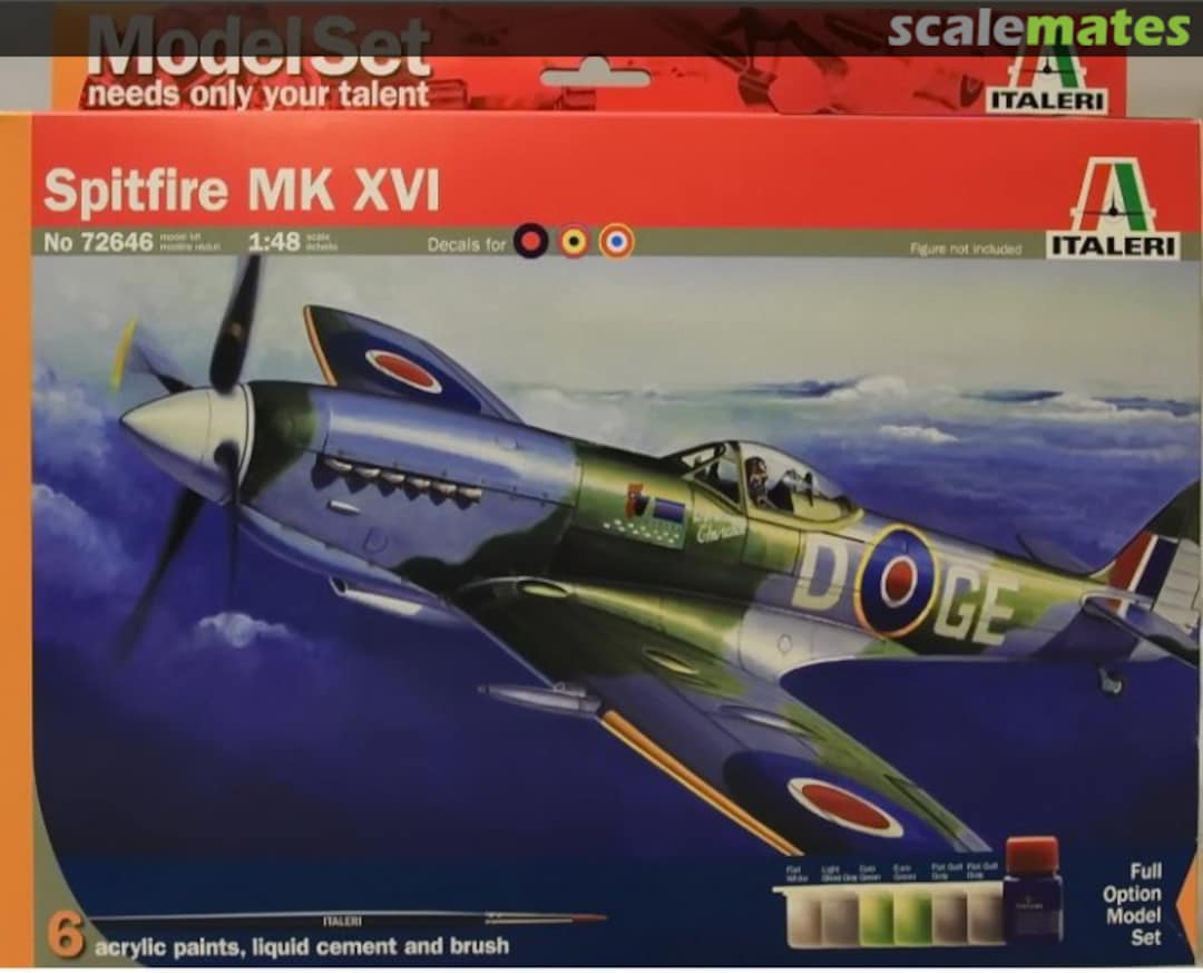 Boxart Spitfire Mk XVI 72646 Italeri