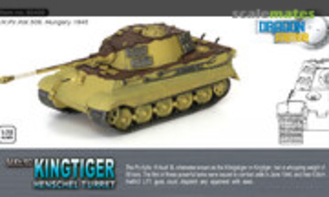 1:72 Kingtiger Henschel Turret, (Dragon Armor 60400)