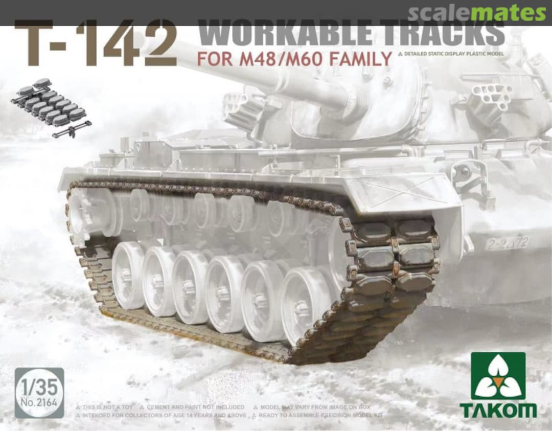 Boxart T-142 Workable Tracks 2164 Takom