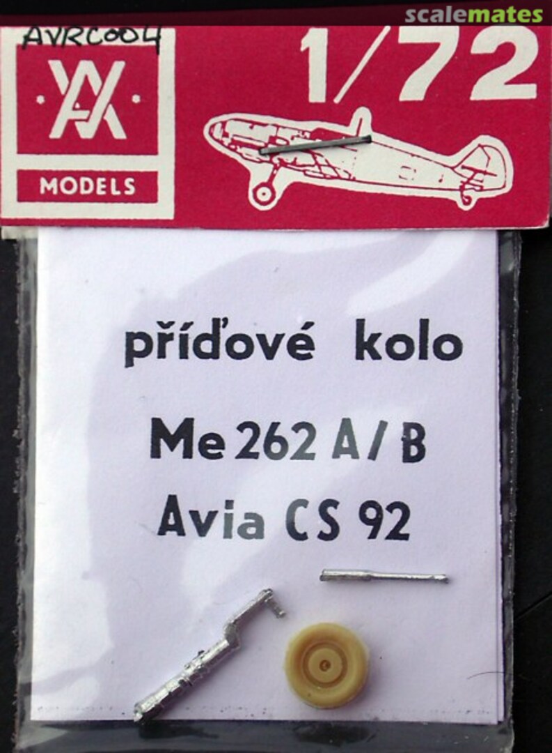 Boxart Me 262A/B - Avia CS 92 RC004 A+V Models