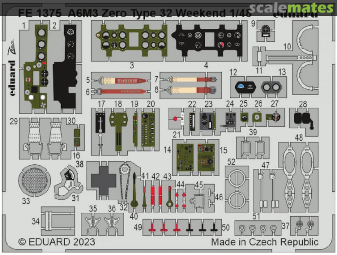 Boxart A6M3 Zero Type 32 FE1375 Eduard