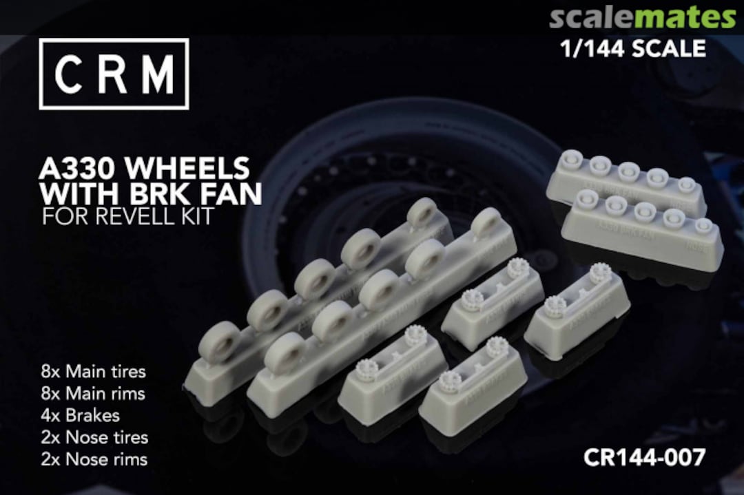 Boxart A330 Wheels with BRK Fan CR144007 CRM