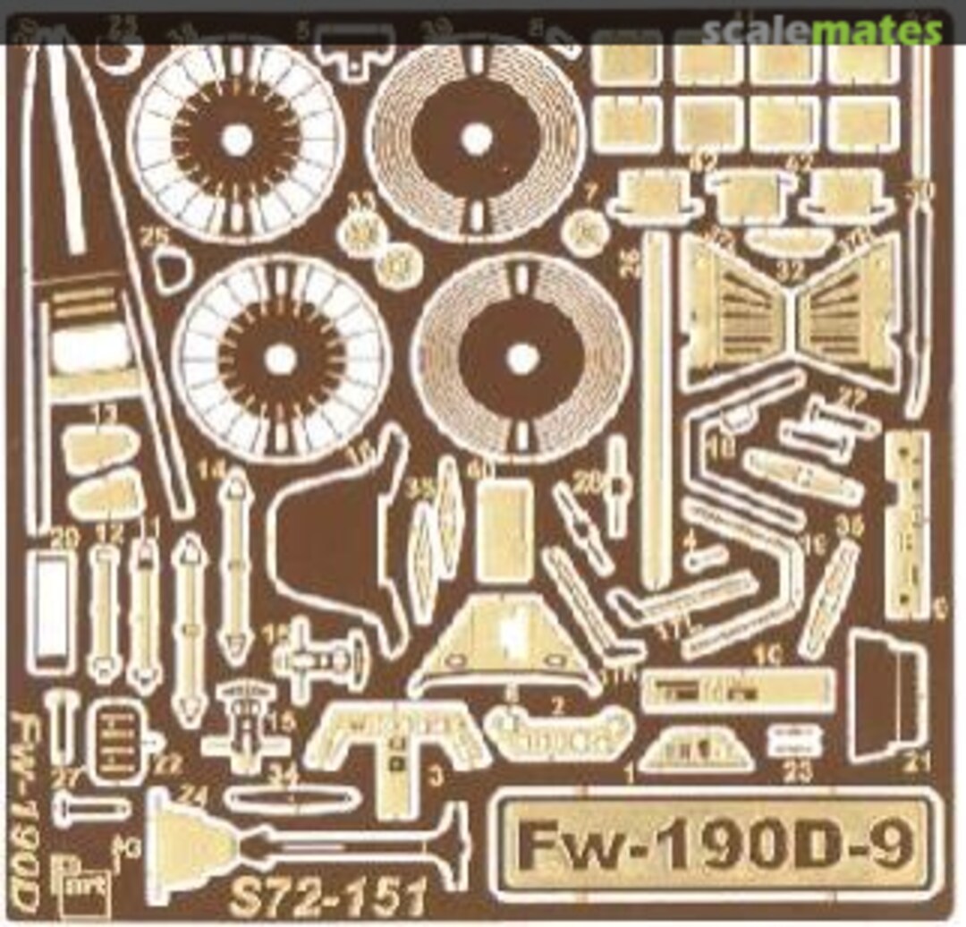 Boxart Focke Wulf Fw 190D-9 S72-151 Part