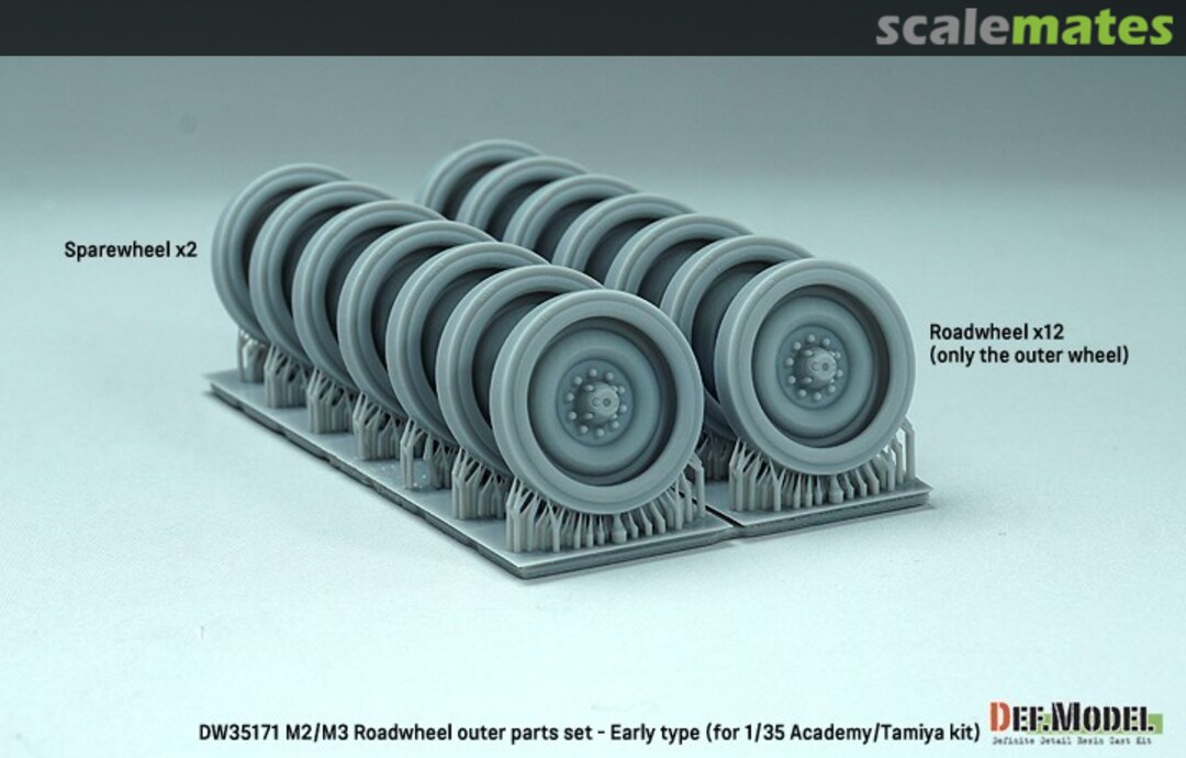 Contents US M2/M3 Bradley Roadwheel set DW35171 Def.Model