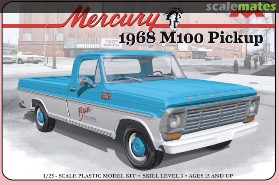 Boxart 1968 Mercury M100 Pickup Truck 2740 Moebius Models