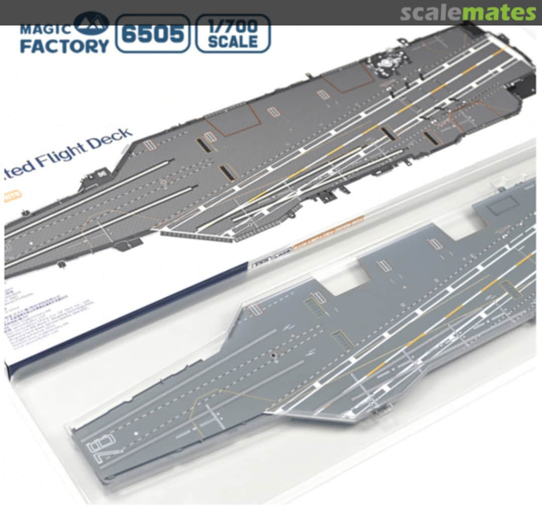 Boxart Pre-painted Flight Deck for USS Gerald R. Ford CVN-78 6505 Magic Factory