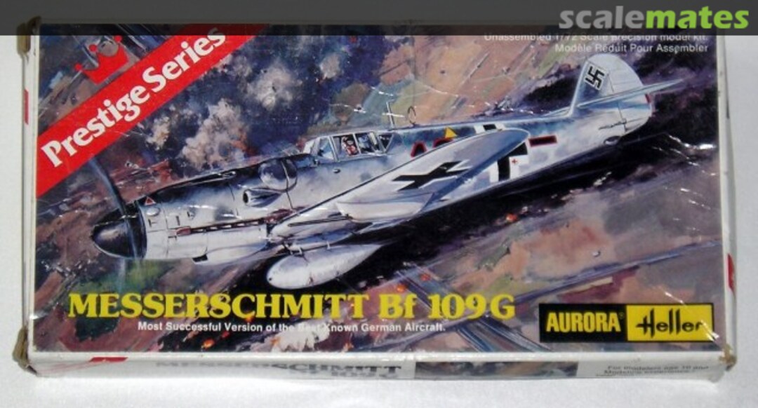 Boxart Messerschmitt Bf 109G 6602 Aurora Heller