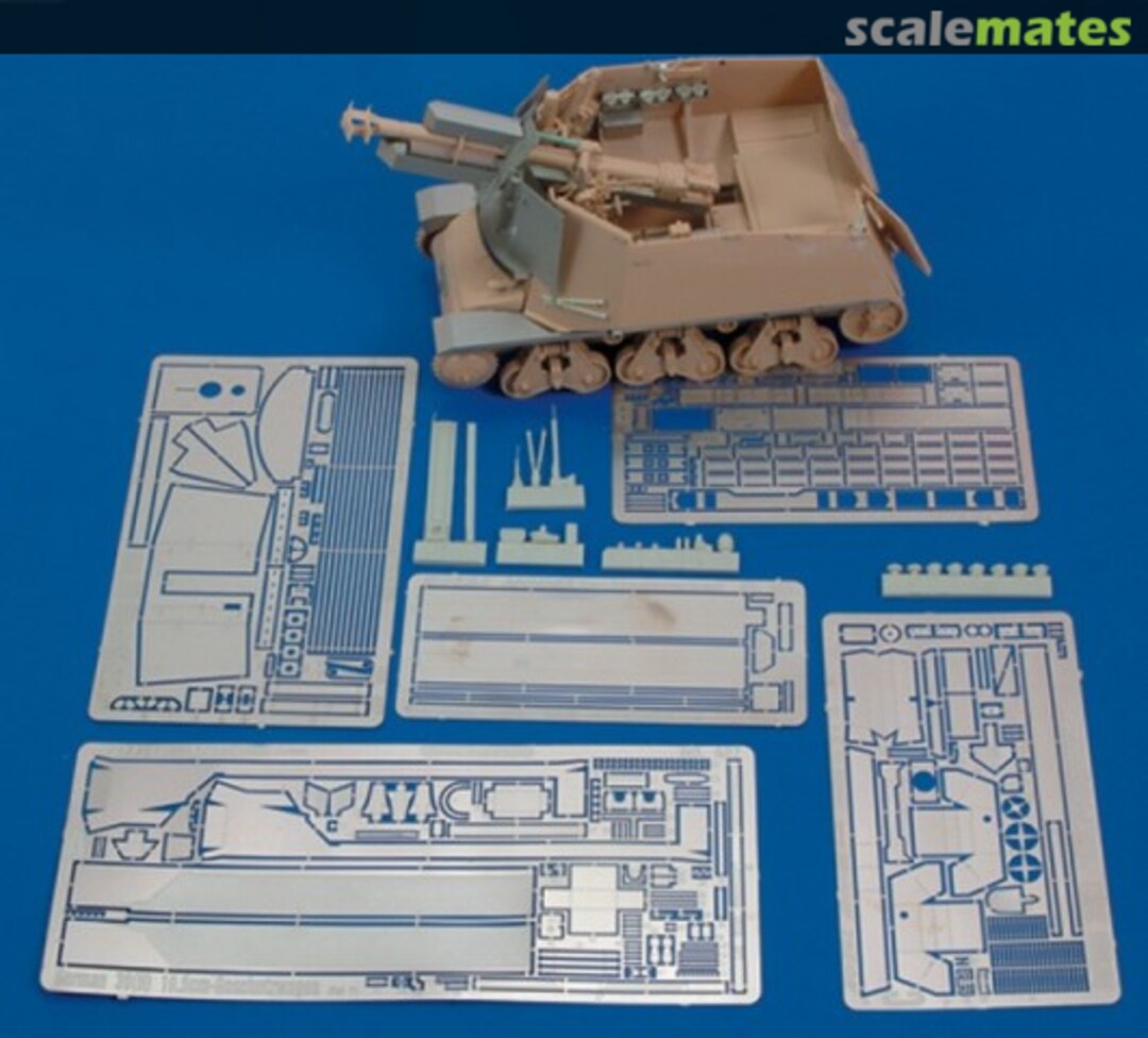 Boxart 105mm 39H leFH18(Sf) auf Geschützwagen 427 Royal Model