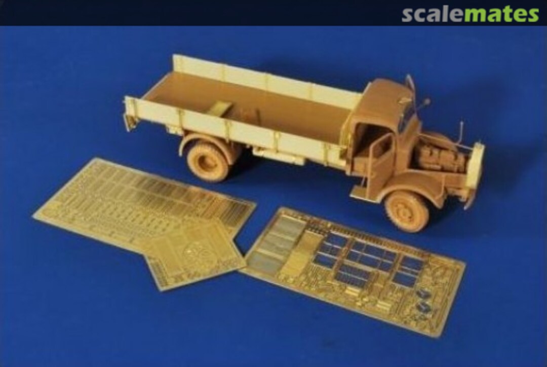 Boxart L 4500S German Cargo Truck ~Zvezda~ 2571 Verlinden Productions