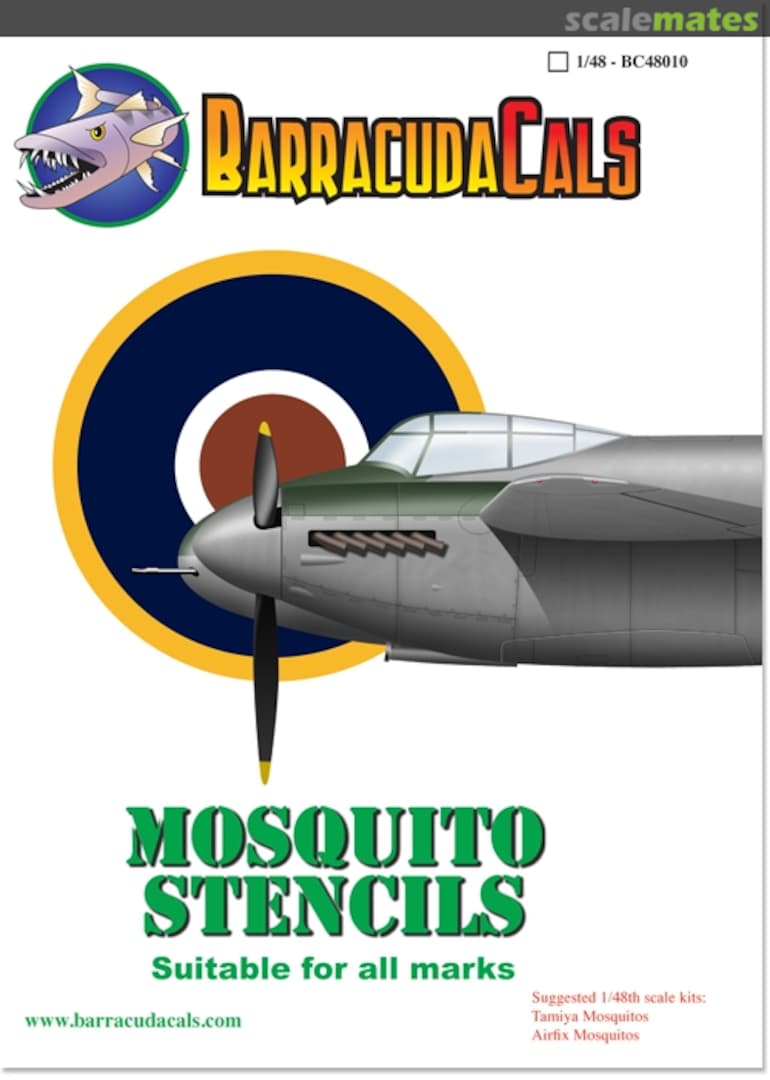 Boxart Mosquito Stencils BC48010 Barracuda Studios